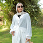 Ruffle Muse blouse in White