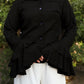 Bella summer blouse in black
