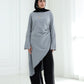 Ayla blouse in Dove grey