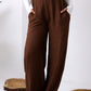 Linen pants- Chestnut