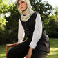Mira vest in black