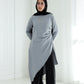 Ayla blouse in Dove grey