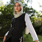 Mira vest in black
