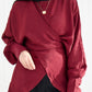 Izel blouse in burgundy
