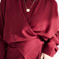 Izel blouse in burgundy
