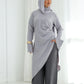 Ayla blouse in silver grey
