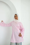 Asmira blouse in blush pink