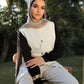 Mira vest in offwhite