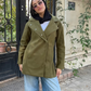 Earthy Coat in Olive